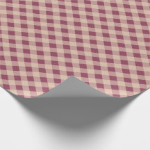 Classic Elegant Gingham Plaid in Muted Mauve