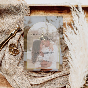 Classic Elegant Gold Photo Arch Wedding