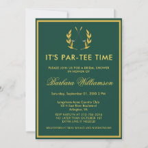 *Classic Elegant Golf Theme Bridal Shower
