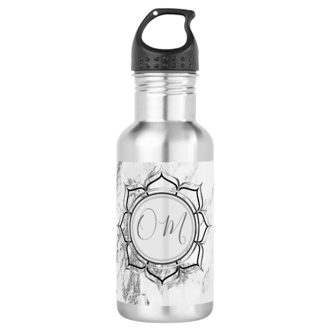 Classic Elegant Marble OM   710 Ml Water Bottle (Front)