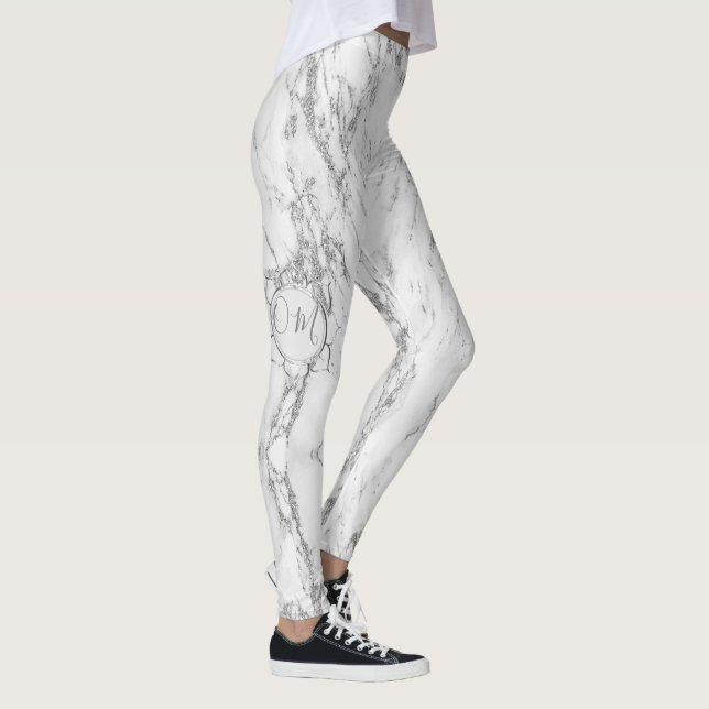 Classic Elegant Marble OM Leggings (Right)