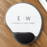 Classic Elegant Modern Minimalist Monogram Name Gel Mouse Pad<br><div class="desc">Upgrade your workspace with our Classic Elegant Modern Minimalist Monogram Mouse Pad. This sophisticated mouse pad seamlessly marries timeless elegance with contemporary minimalism, adding a touch of refinement to your desk. Crafted with meticulous attention to detail, this mouse pad is more than just a functional accessory; it's a personalised statement....</div>