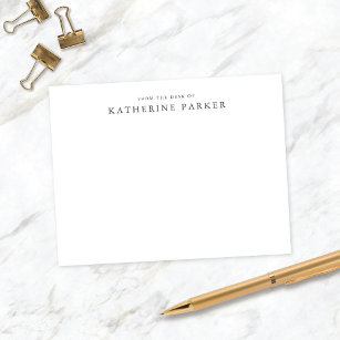 Classic & Elegant Personal Stationery Note Cards
