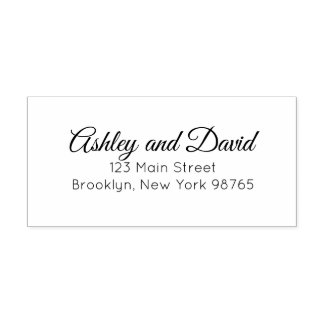 Classic Elegant Script Return Address Self-Inking Self-inking Stamp