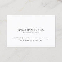 Classic Elegant Sleek Plain Professional Design