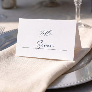 Classic Elegant Wedding Table Place Card