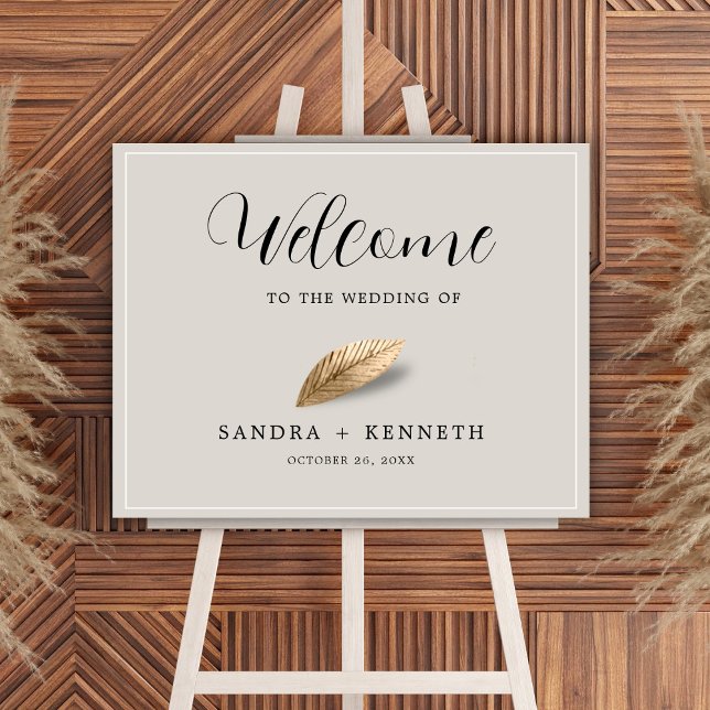 Classic & Elegant Wedding Welcome Poster (Creator Uploaded)
