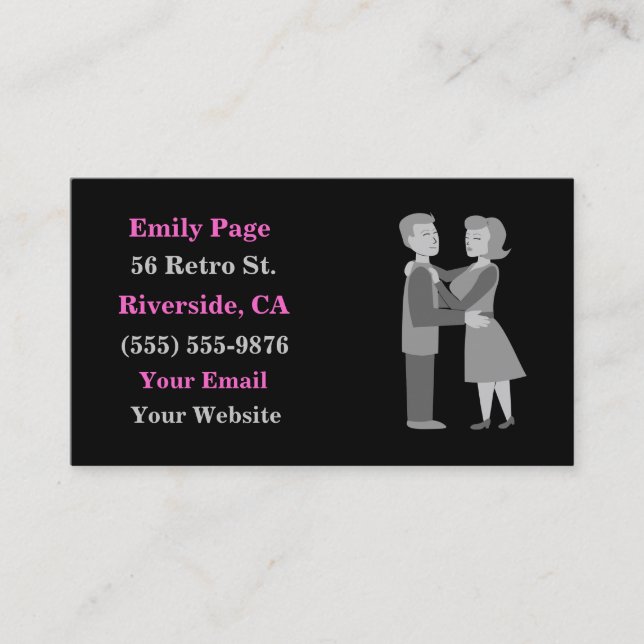 Classic Embrace Business Cards (Front)