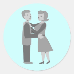 Classic Embrace Classic Round Sticker