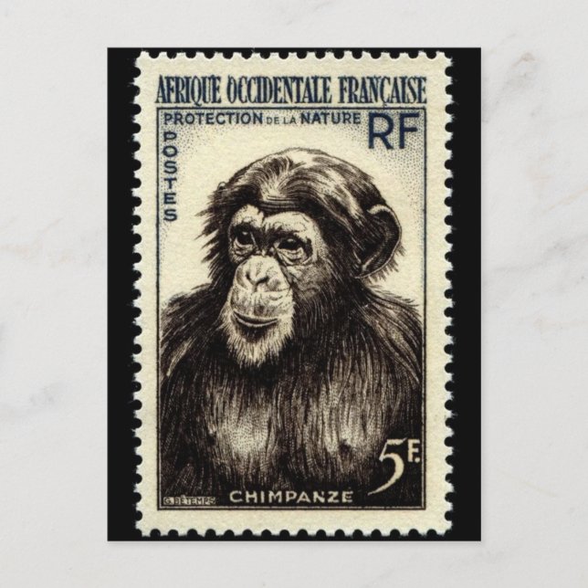 Classic Engraved Stamp Postcard (Front)