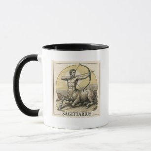 Classic Engraved Zodiac Mug - Sagittarius