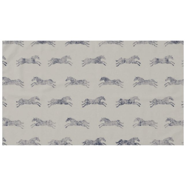 Classic Equestrian Horse Pattern Tablecloth (Front (Horizontal))