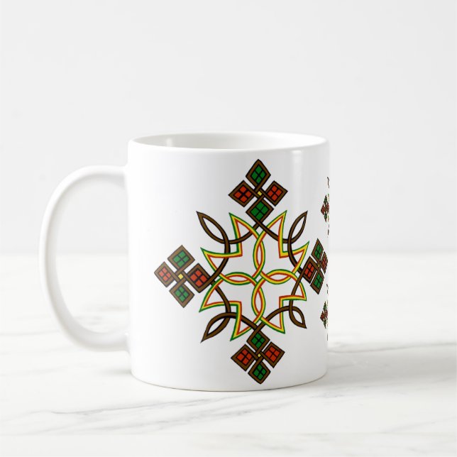 Classic Ethiopian Cross Mug (Left)