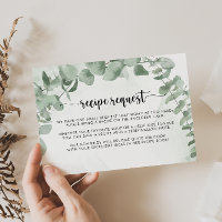 Classic Eucalyptus Wedding Recipe Request