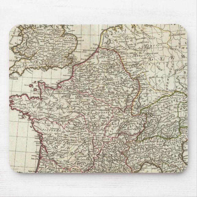 Classic European Map Mouse Pad (Front)
