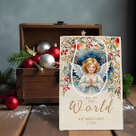 Classic Exquisite Christmas Victorian Angel Xmas Medium Gift Bag<br><div class="desc">Classic Romantic Exquisite Christmas Angel with Flowers Victorian-Themed Inspired Christmas Medium Gifts Bags with Joy to the World Quote. Introducing our medium-sized romantic angel-inspired Christmas gift bags with a charming Victorian touch that will add sophistication to your holiday celebrations. These bags feature a delicate angel surrounded by flowers, with the...</div>