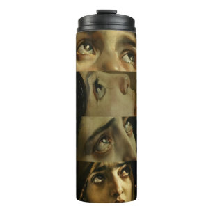 Classic eye paintings thermal tumbler