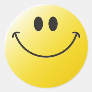 Classic Face Round Sticker