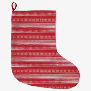 Classic Fair Isle Christmas Stocking