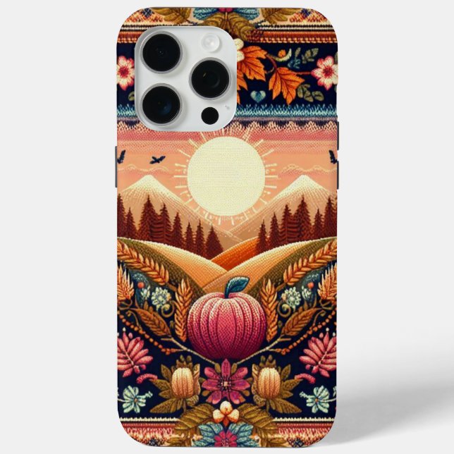 Classic Fair Isle Fall/Autumn Case-Mate iPhone Case (Back)