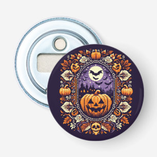 Classic Fair Isle Halloween/Pumpkin Bottle Opener