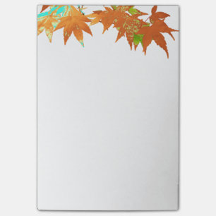 Classic Fall Colours Japanese Maple Leaves Canopy Post-it Notes