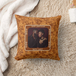 Classic Family 15Th Anniversary Throw Pillow