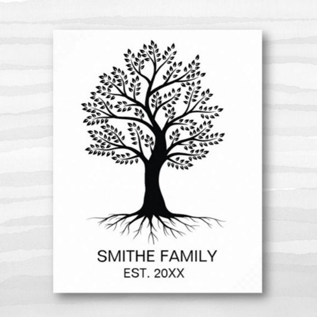 Classic Family Tree Poster Wall Art (Creator Uploaded)