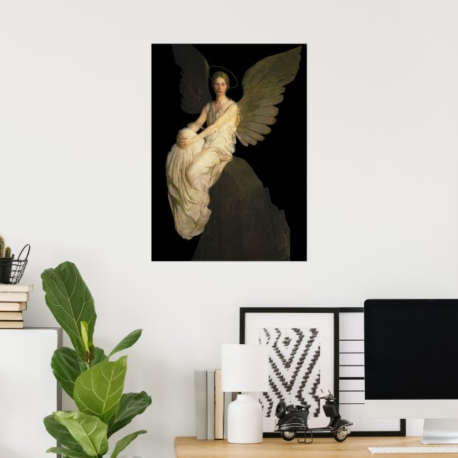 Classic famous painting by Abbott Handerson Thayer Poster (Home Office)