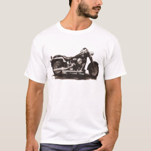 Classic Fat Boy Motorcycle T-Shirt