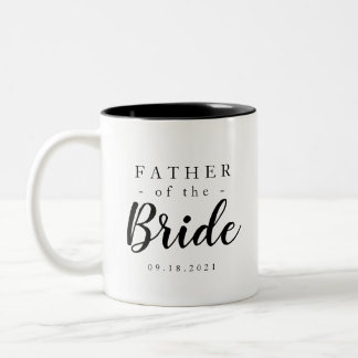 Classic Father of the Bride Two-Tone Coffee Mug