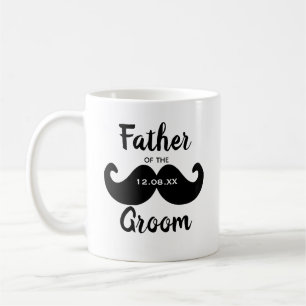Classic Father of the Groom Moustache Coffee Mug