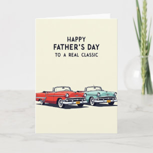 Classic Fathers Day Autos Card