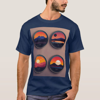  Classic Film Reel Silhouette T-Shirt