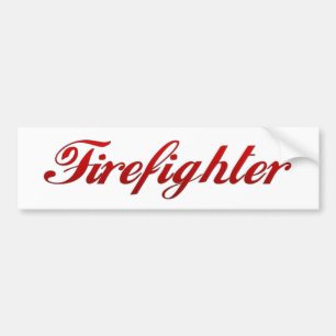 Classic Firefighter Bumper Sticker