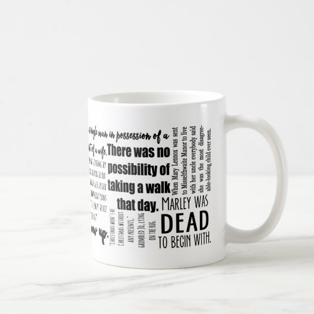 Classic First Lines in Literature Mug (Right)