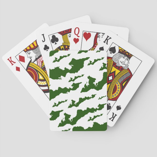 Classic Fishers Island Repeat Logo Playing Cards (Back)