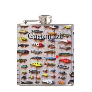 Classic Fishing Lures Thunder_Cove Hip Flask