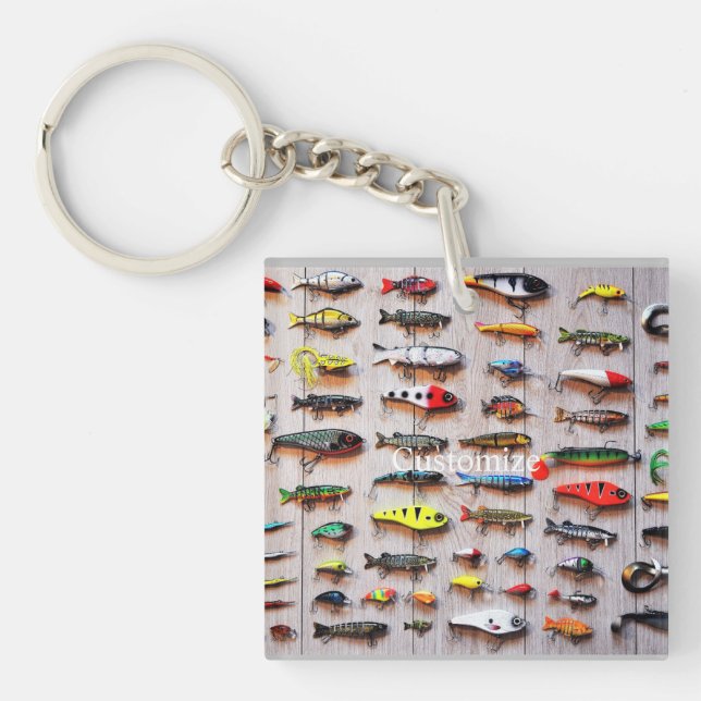Classic Fishing Lures Thunder_Cove  Key Ring (Front)
