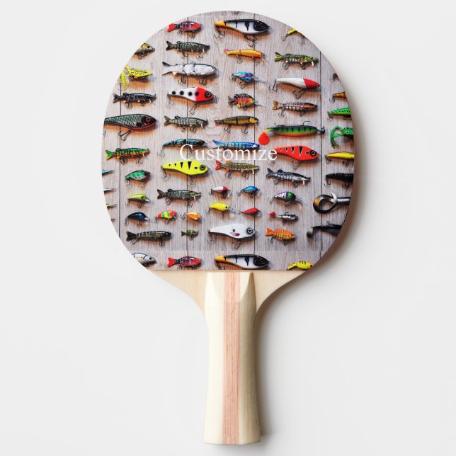 Classic Fishing Lures  Thunder_Cove  Ping Pong Paddle (Front)