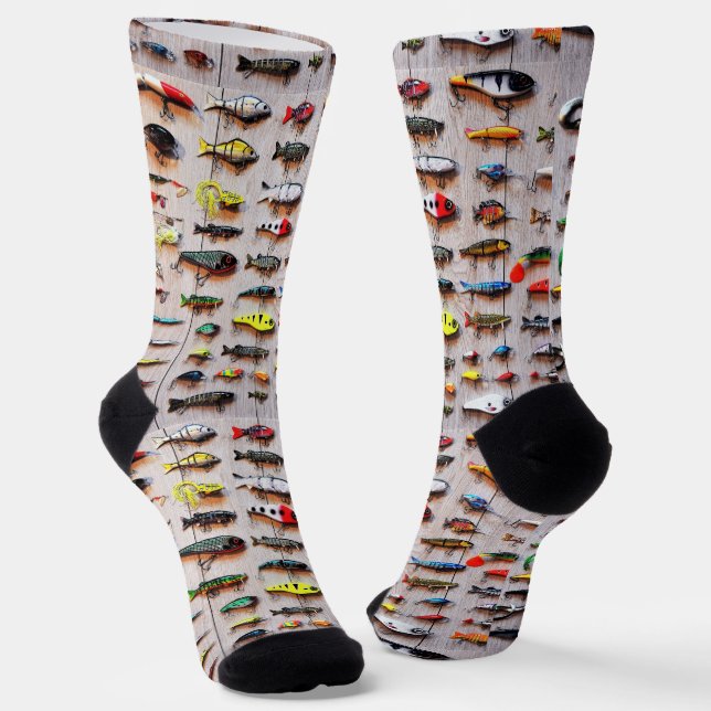 Classic Fishing Lures Thunder_Cove   Socks (Angled)