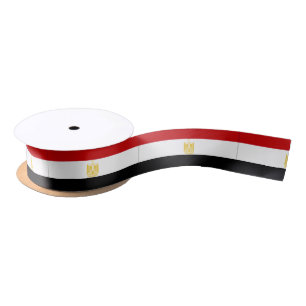 Classic Flag of Egypt Satin Ribbon