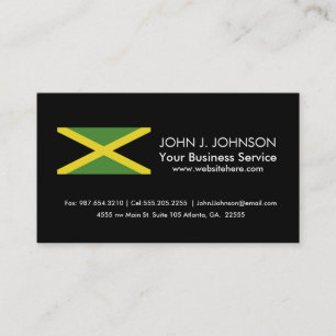 Classic Flag of Jamaica Business Card