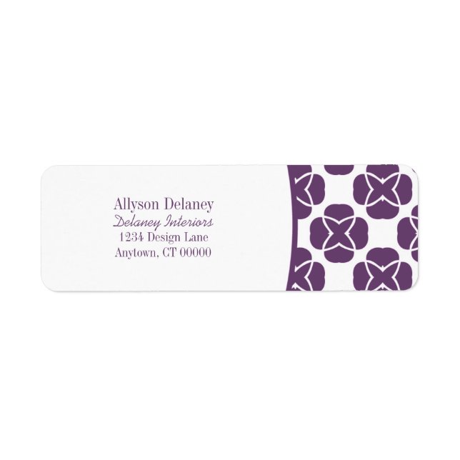 Classic Flair Return Address Label (Front)