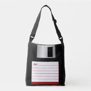 Classic Floppy Disc Computer Technology Tote