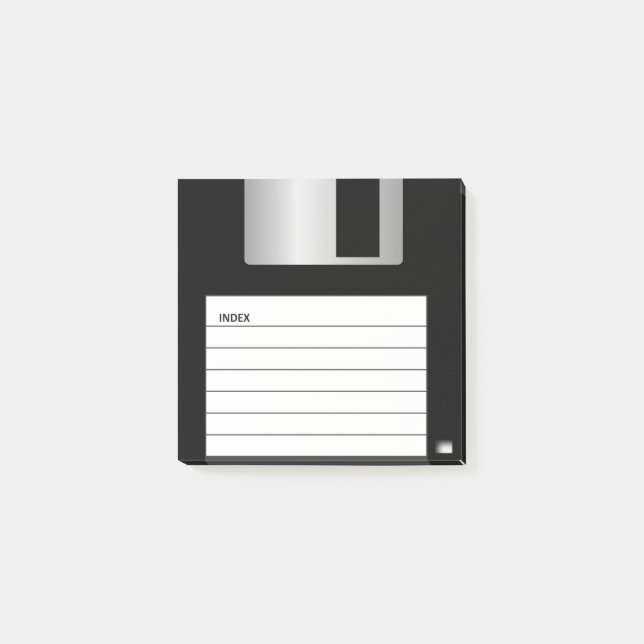 Classic Floppy Disc Post-it Notes (Front)