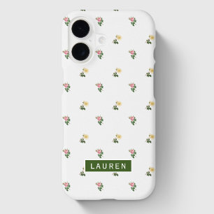 Classic Floral Custom Name