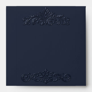 Classic Floral Elegance Wedding Envelope