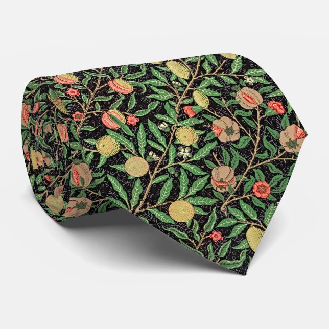 Classic Floral – Elegant Garden Tie (Rolled)