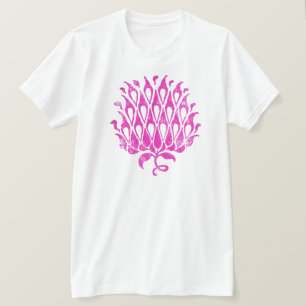 Classic Floral Ornament Botanical Illustration T-Shirt